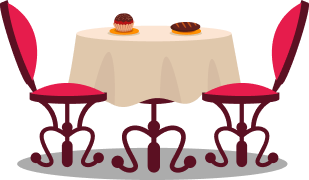 Icône de réservation de table